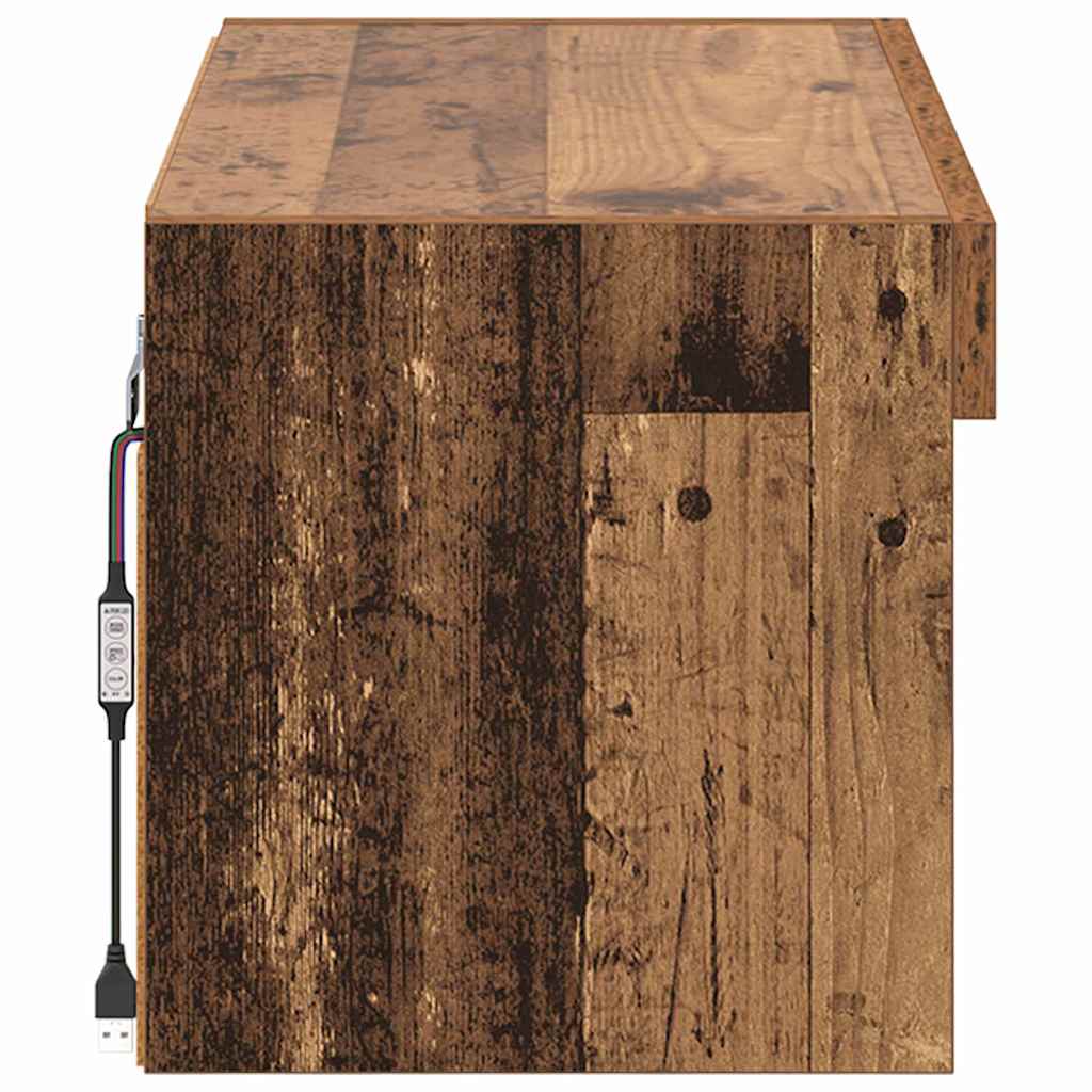 TV Cabinet Set Old Wood 60 x 30 x 30 cm Engineered Wood