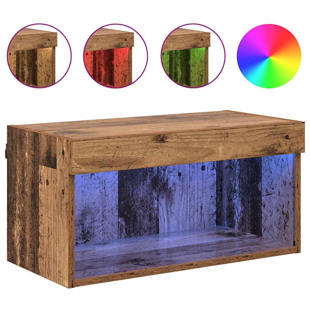 TV Cabinet Set Old Wood 60 x 30 x 30 cm Engineered Wood