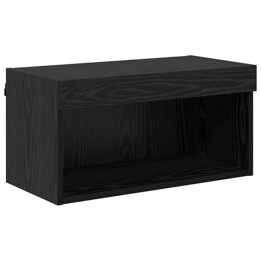 TV Cabinet Set Black Oak 60 x 30 x 30 cm Engineered Wood