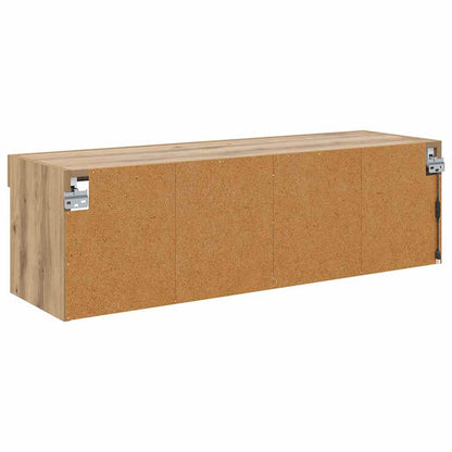 TV Wall Cabinet Artisan Oak 100 x 30 x 30 cm Engineered Wood