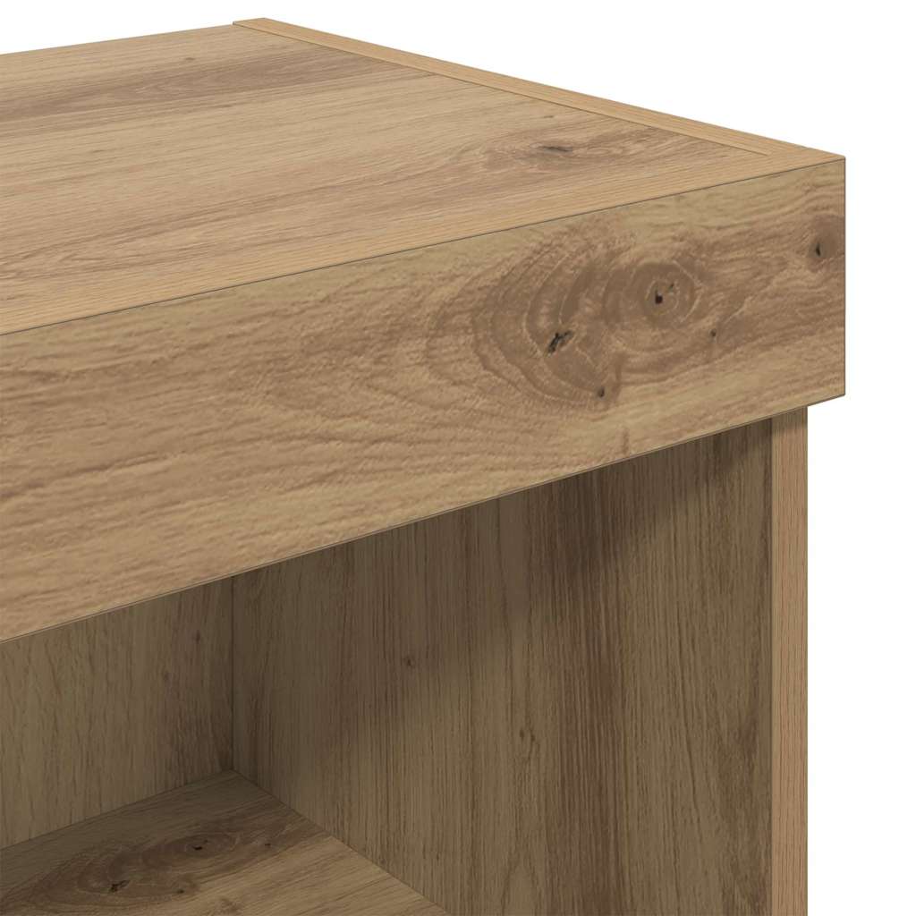 TV Cabinet Set with LED 2 pcs Artisan Oak 100 x 30 x 30 cm
