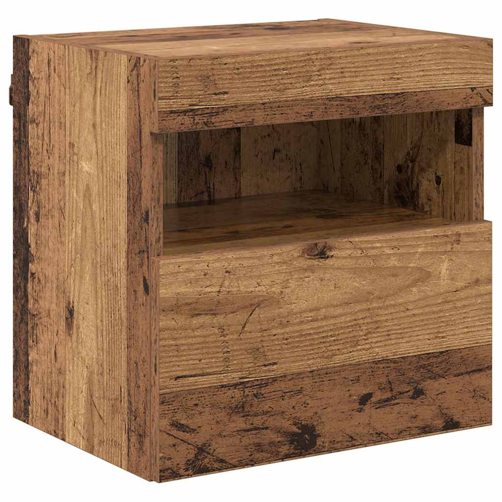 TV Wall Cabinet Old Wood 40 x 30 x 40 cm Engineered Wood