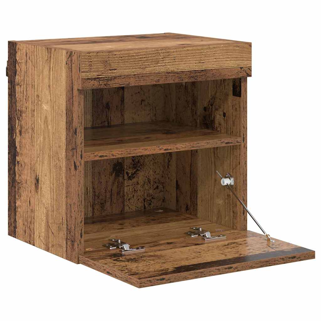 TV Wall Cabinet Old Wood 40 x 30 x 40 cm Engineered Wood