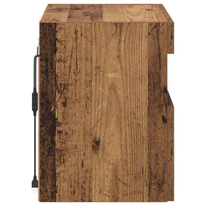 TV Wall Cabinet Old Wood 40 x 30 x 40 cm Engineered Wood