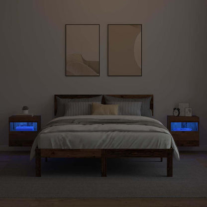 TV Wall Cabinets 2 pcs Old Wood 40 x 30 x 40 cm Engineered Wood