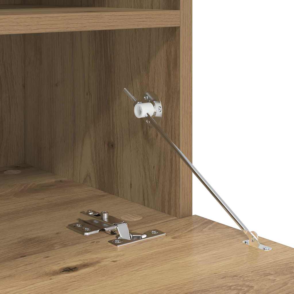 TV Wall Cabinet Artisan Oak 40 x 30 x 40 cm Engineered Wood