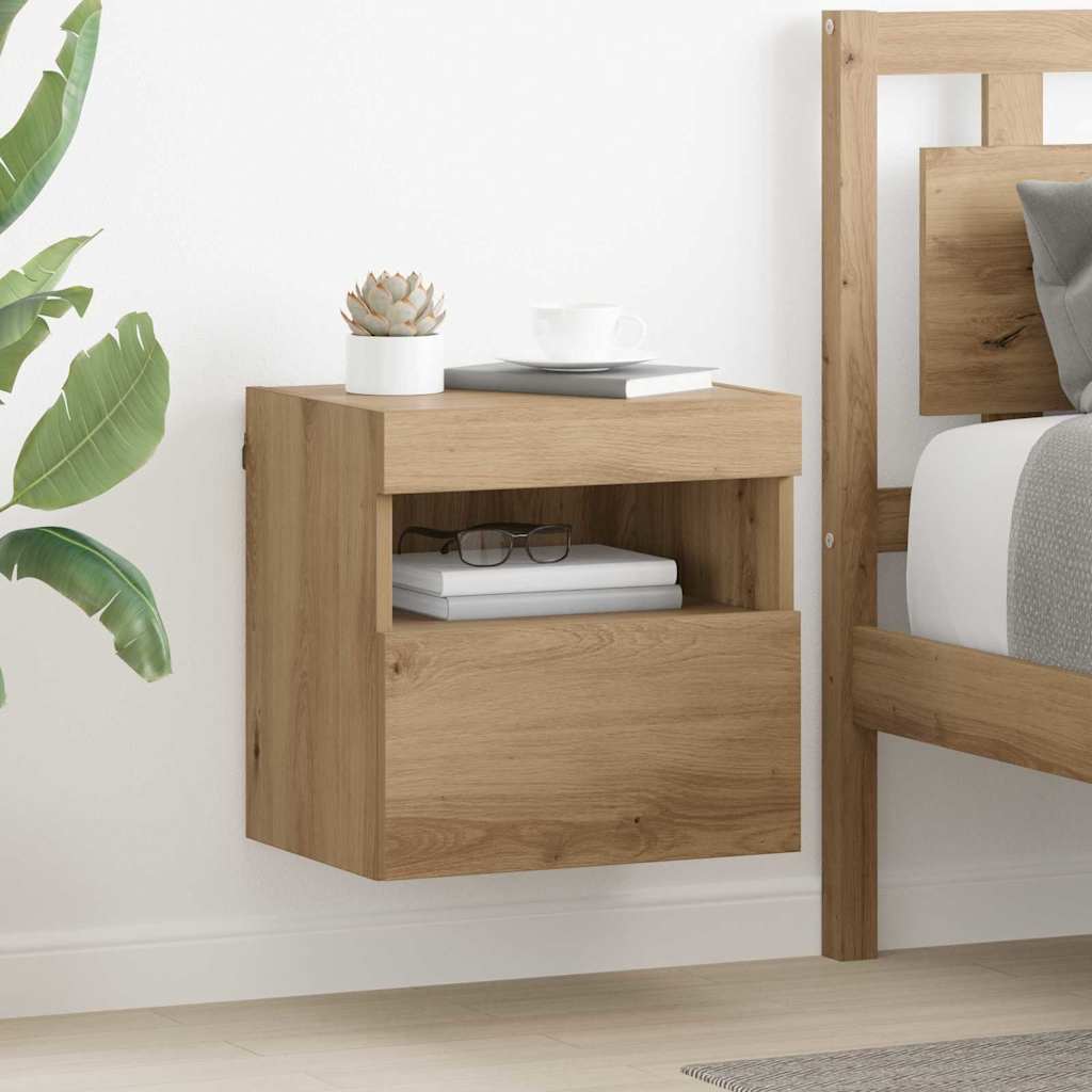 TV Wall Cabinet Artisan Oak 40 x 30 x 40 cm Engineered Wood