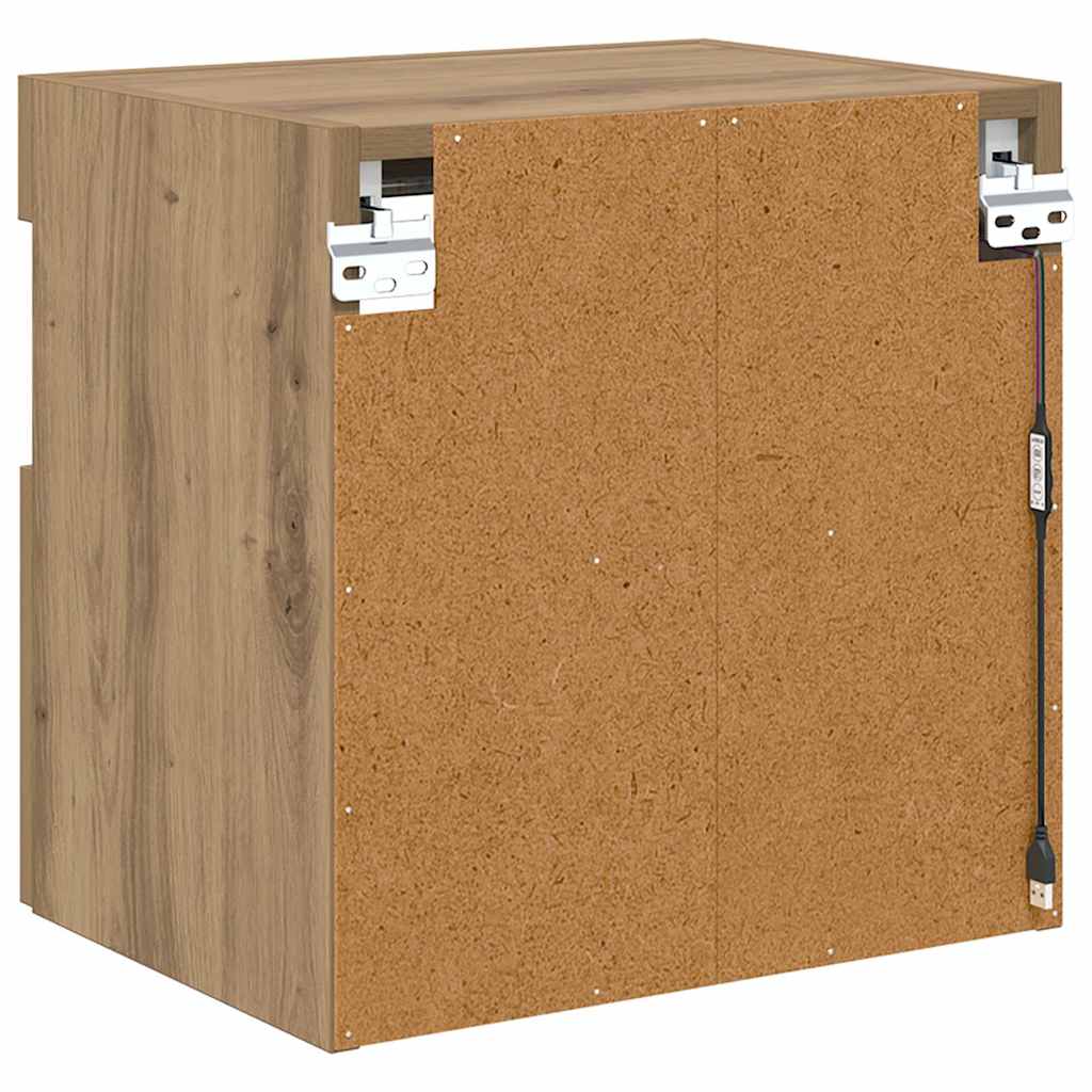 TV Wall Cabinet Artisan Oak 40 x 30 x 40 cm Engineered Wood