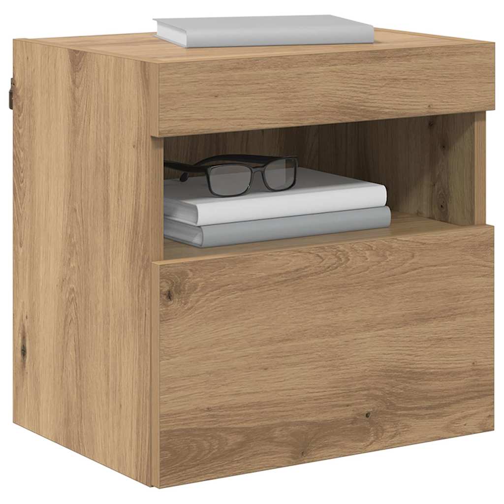 TV Wall Cabinet Artisan Oak 40 x 30 x 40 cm Engineered Wood