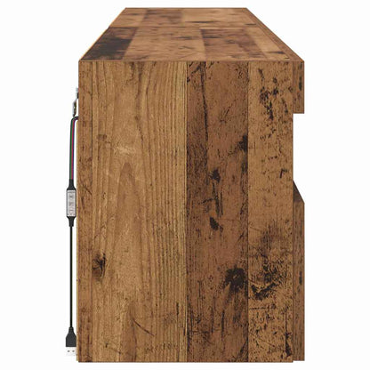 TV Wall Cabinets 2 pcs Old Wood 80 x 30 x 40 cm Engineered Wood