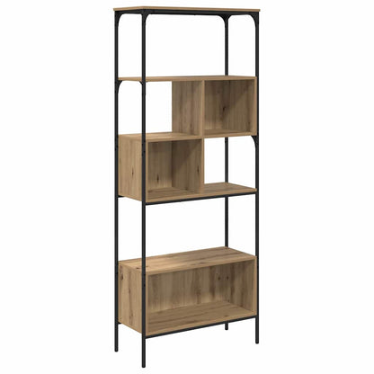Bookcase Artisan Oak 76 x 33 x 188.5 cm Engineered Wood