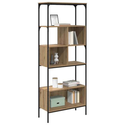 Bookcase Artisan Oak 76 x 33 x 188.5 cm Engineered Wood
