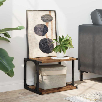 Printer Stand Old Wood 41 x 28 x 33.5 cm Engineered Wood