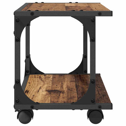 Printer Stand Old Wood 41 x 28 x 33.5 cm Engineered Wood