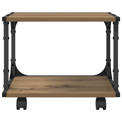 Printer Stand Artisan Oak 41 x 28 x 33.5 cm Engineered Wood