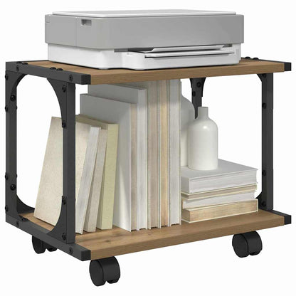 Printer Stand Artisan Oak 41 x 28 x 33.5 cm Engineered Wood