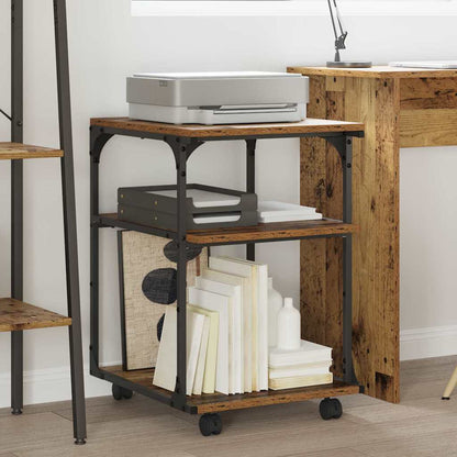 Printer Stand Old Wood 43 x 48 x 64 cm Engineered Wood