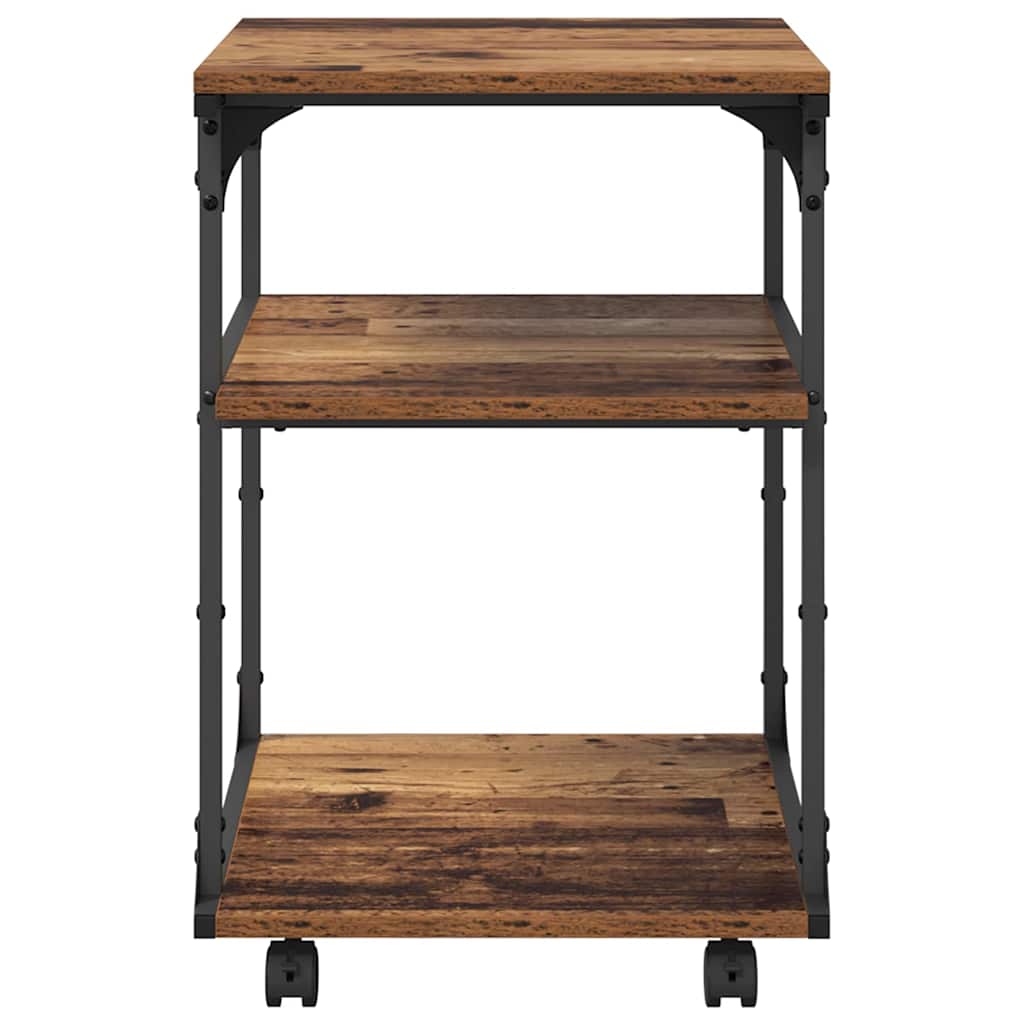 Printer Stand Old Wood 43 x 48 x 64 cm Engineered Wood