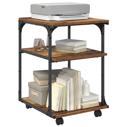 Printer Stand Old Wood 43 x 48 x 64 cm Engineered Wood
