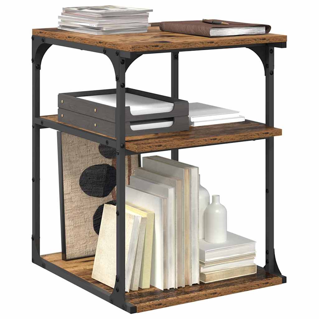 Printer Stand Old Wood 43 x 48 x 64 cm Engineered Wood