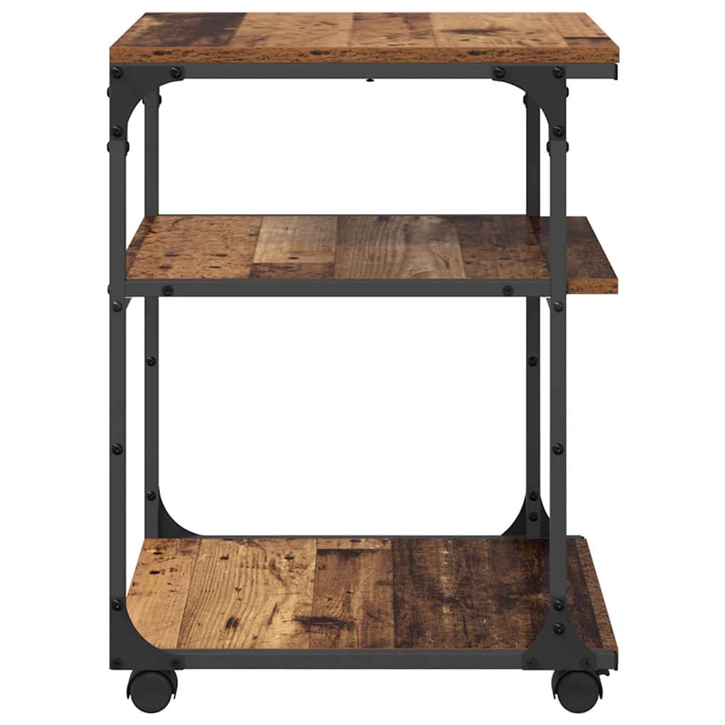 Printer Stand Old Wood 43 x 48 x 64 cm Engineered Wood