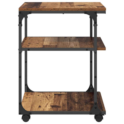 Printer Stand Old Wood 43 x 48 x 64 cm Engineered Wood