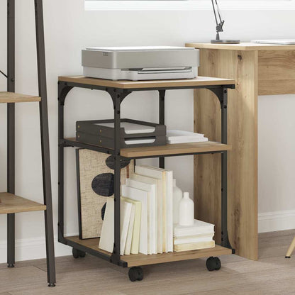 Printer Stand Artisan Oak 43 x 48 x 64 cm Engineered Wood