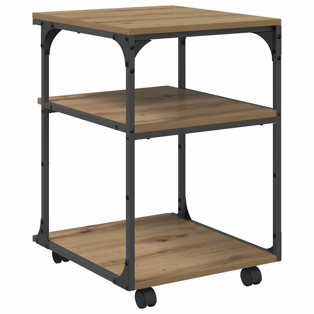 Printer Stand Artisan Oak 43 x 48 x 64 cm Engineered Wood