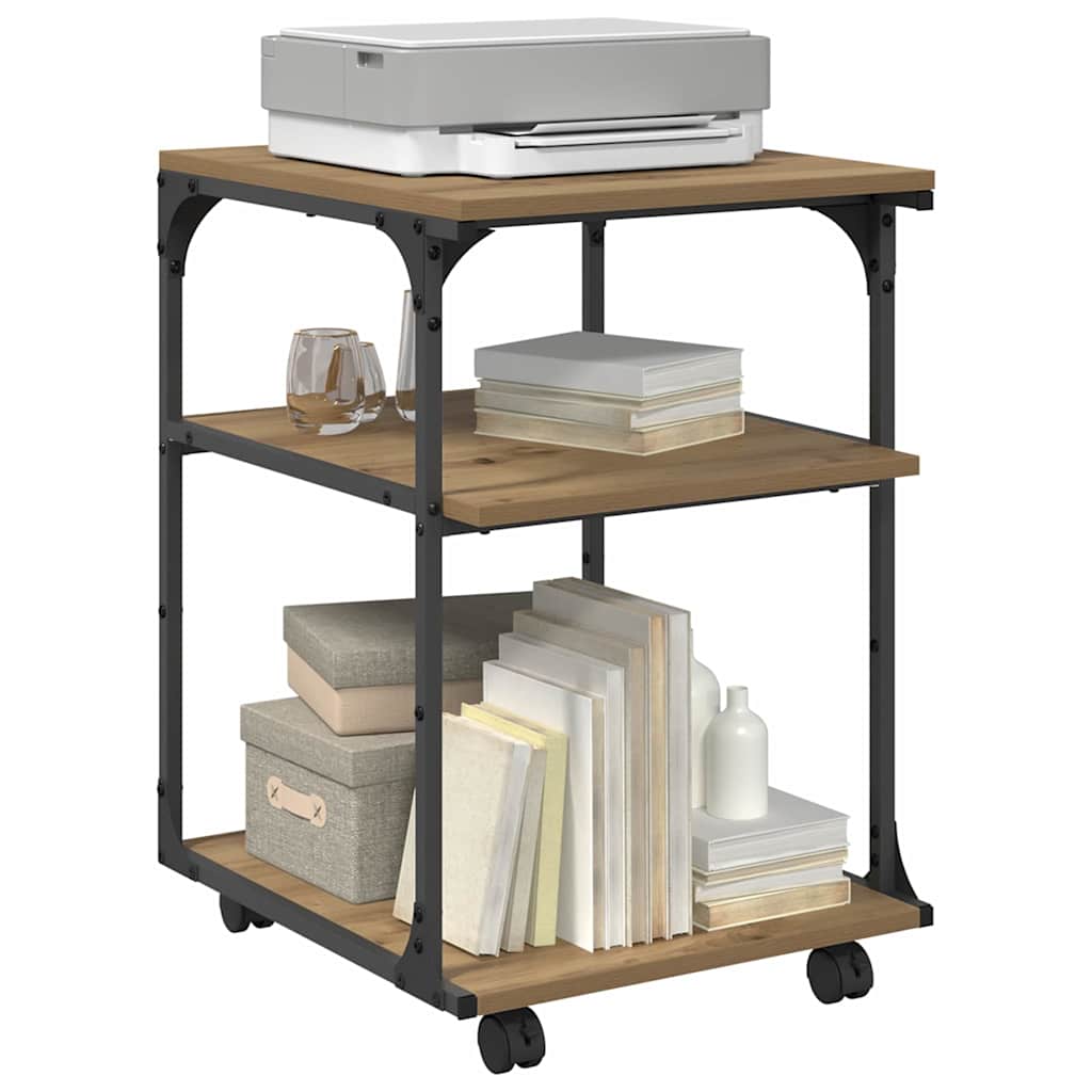 Printer Stand Artisan Oak 43 x 48 x 64 cm Engineered Wood