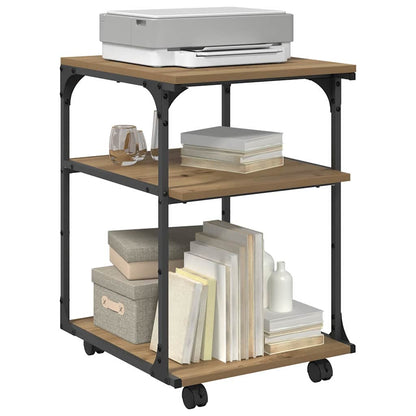 Printer Stand Artisan Oak 43 x 48 x 64 cm Engineered Wood