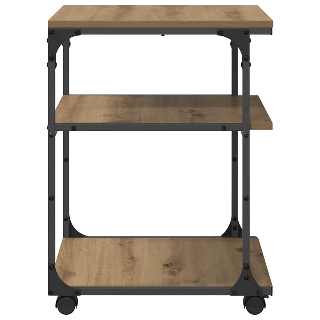 Printer Stand Artisan Oak 43 x 48 x 64 cm Engineered Wood