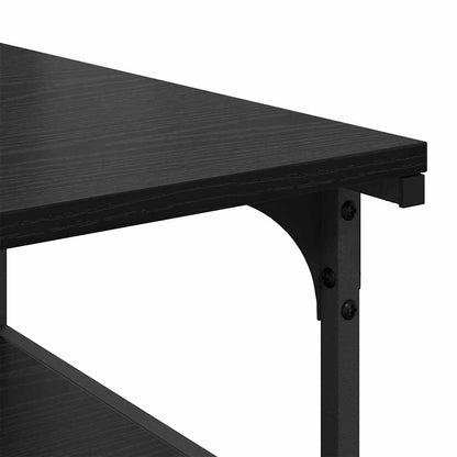 Printer Stand Black Oak 43 x 48 x 64 cm Engineered Wood