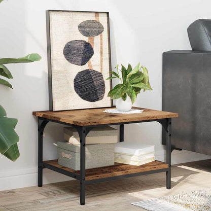 Printer Stand Old Wood 50 x 40 x 38 cm Engineered Wood