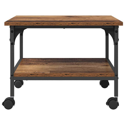 Printer Stand Old Wood 50 x 40 x 38 cm Engineered Wood