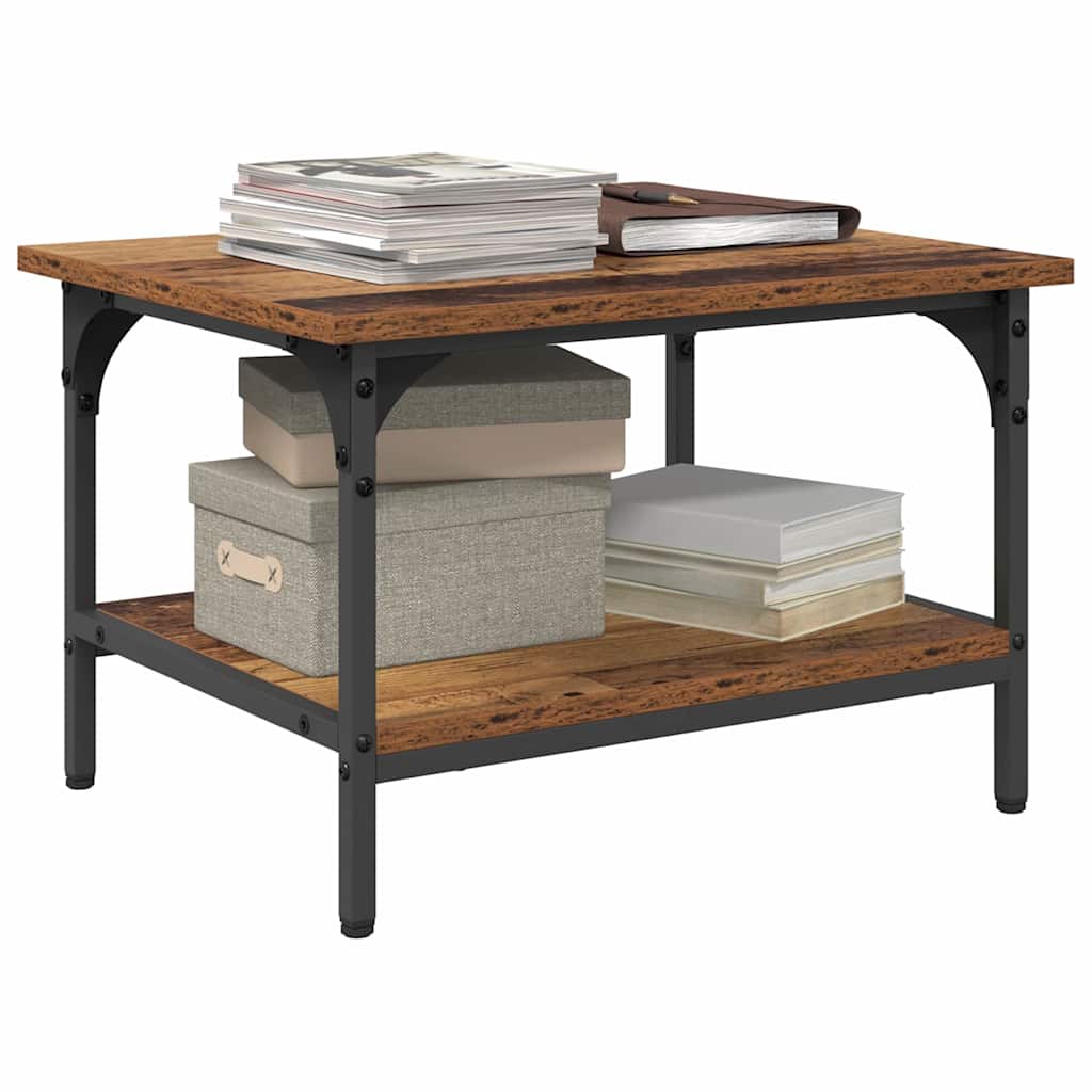 Printer Stand Old Wood 50 x 40 x 38 cm Engineered Wood