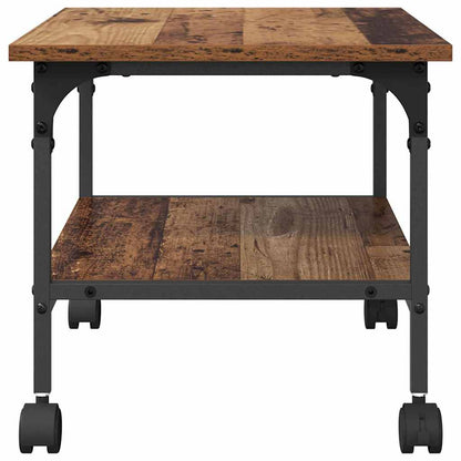 Printer Stand Old Wood 50 x 40 x 38 cm Engineered Wood