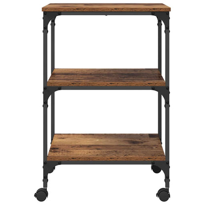 Printer Stand Old Wood 50 x 41 x 75 cm Engineered Wood