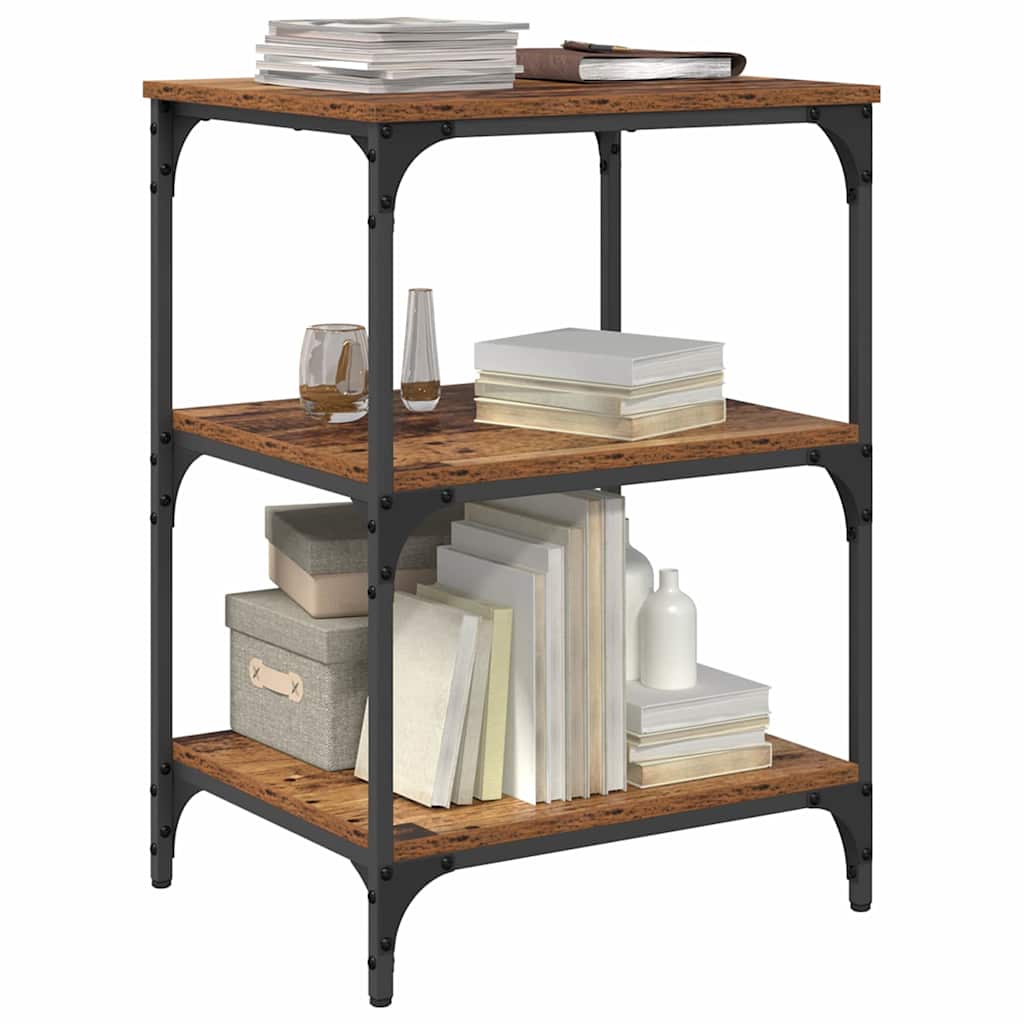 Printer Stand Old Wood 50 x 41 x 75 cm Engineered Wood