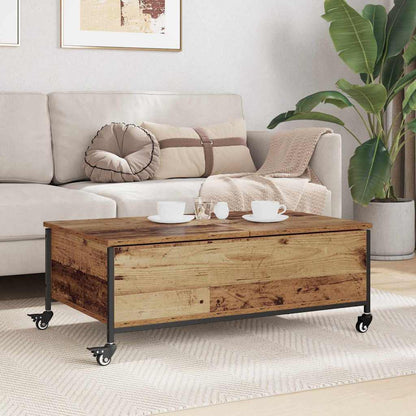 Coffee Table Old Wood 91 x 55 x 32 cm Engineered Wood