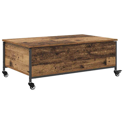 Coffee Table Old Wood 91 x 55 x 32 cm Engineered Wood