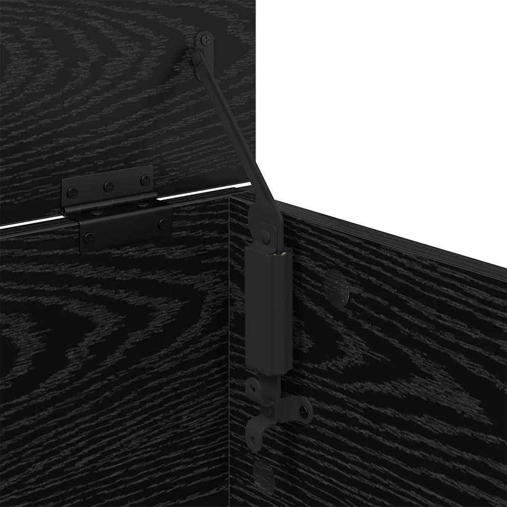 Coffee Table Black Oak 91 x 55 x 32 cm Engineered Wood