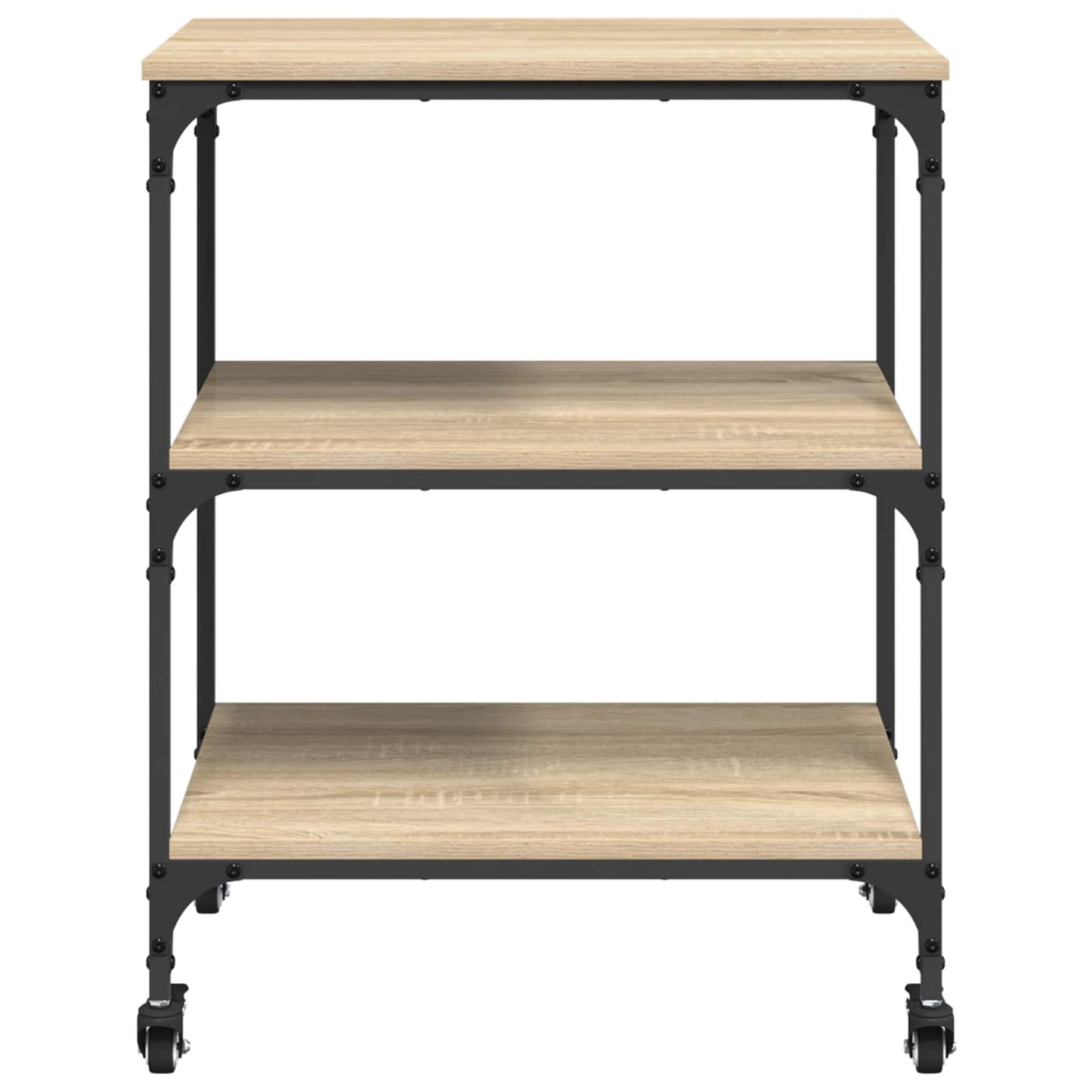 Kitchen Trolley Sonoma Oak 60 x 41 x 76 cm Engineered Wood