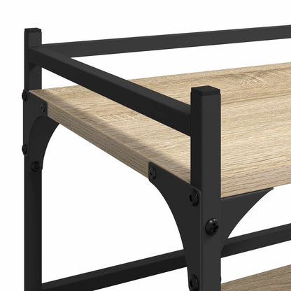 Kitchen Trolley Sonoma Oak 50 x 35 x 75.5 cm Engineered Wood