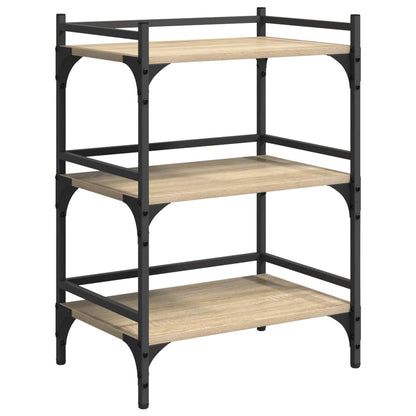 Kitchen Trolley Sonoma Oak 50 x 35 x 75.5 cm Engineered Wood