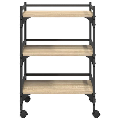 Kitchen Trolley Sonoma Oak 50 x 35 x 75.5 cm Engineered Wood
