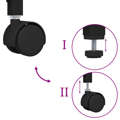 Kitchen Trolley Old Wood 50 x 35 x 75.5 cm Engineered Wood