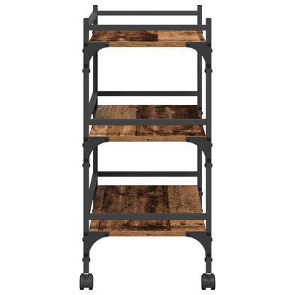 Kitchen Trolley Old Wood 50 x 35 x 75.5 cm Engineered Wood