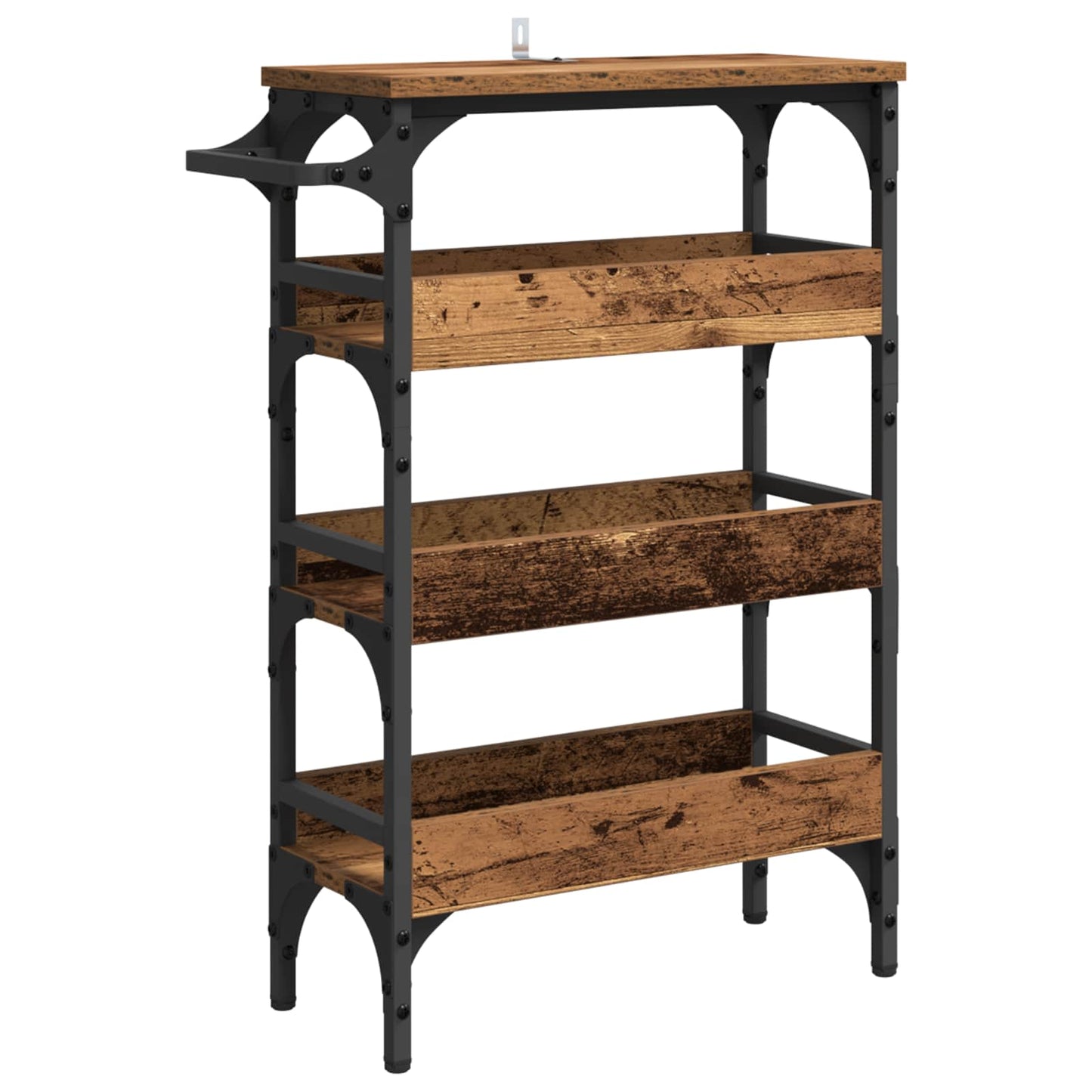 Kitchen Trolley Old Wood 53 x 20 x 76 cm Engineered Wood