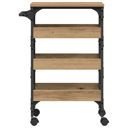Kitchen Trolley Artisan Oak 53 x 20 x 76 cm Engineered Wood