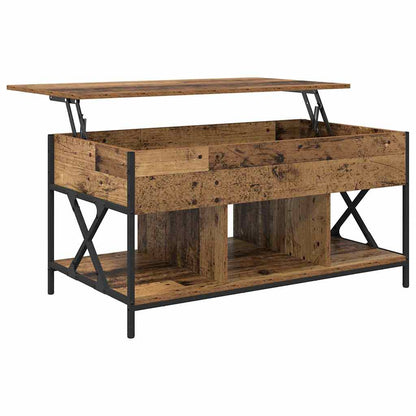 Coffee Table Old Wood 100 x 55 x 48.5 cm Engineered Wood